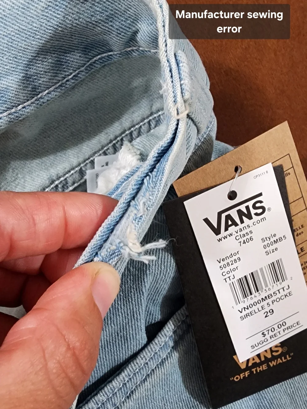 Vans Light Blue High-Rise Wide Leg Jeans SIRELLE 5 POCKET